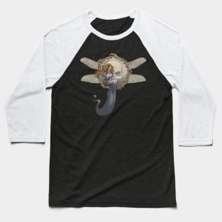 Art Nouveau Dragonfly Baseball T-Shirt